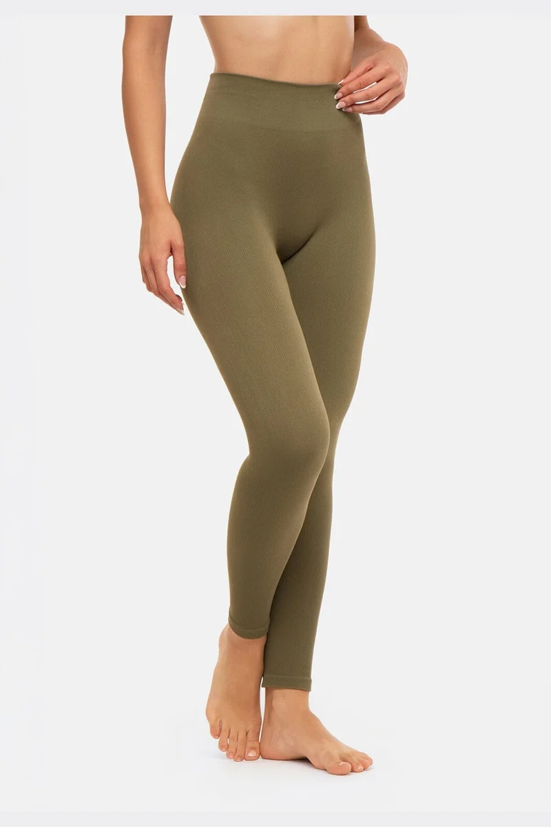 Liberte - Ninna-Rib-Legging 1015 - Lichen Green