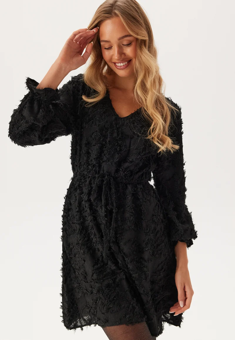 Onlcammie L/S V-NECK FRILL DRE
