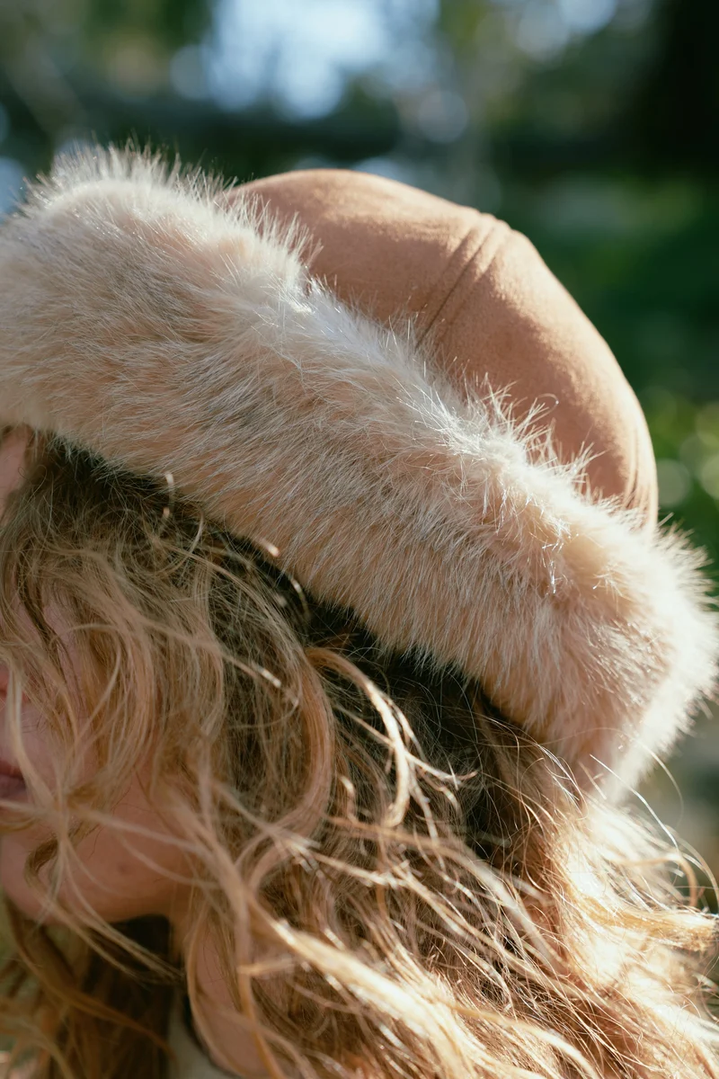 Neo Noir - Nappi Faux Fur Hat 169430 - 604 - Cognac