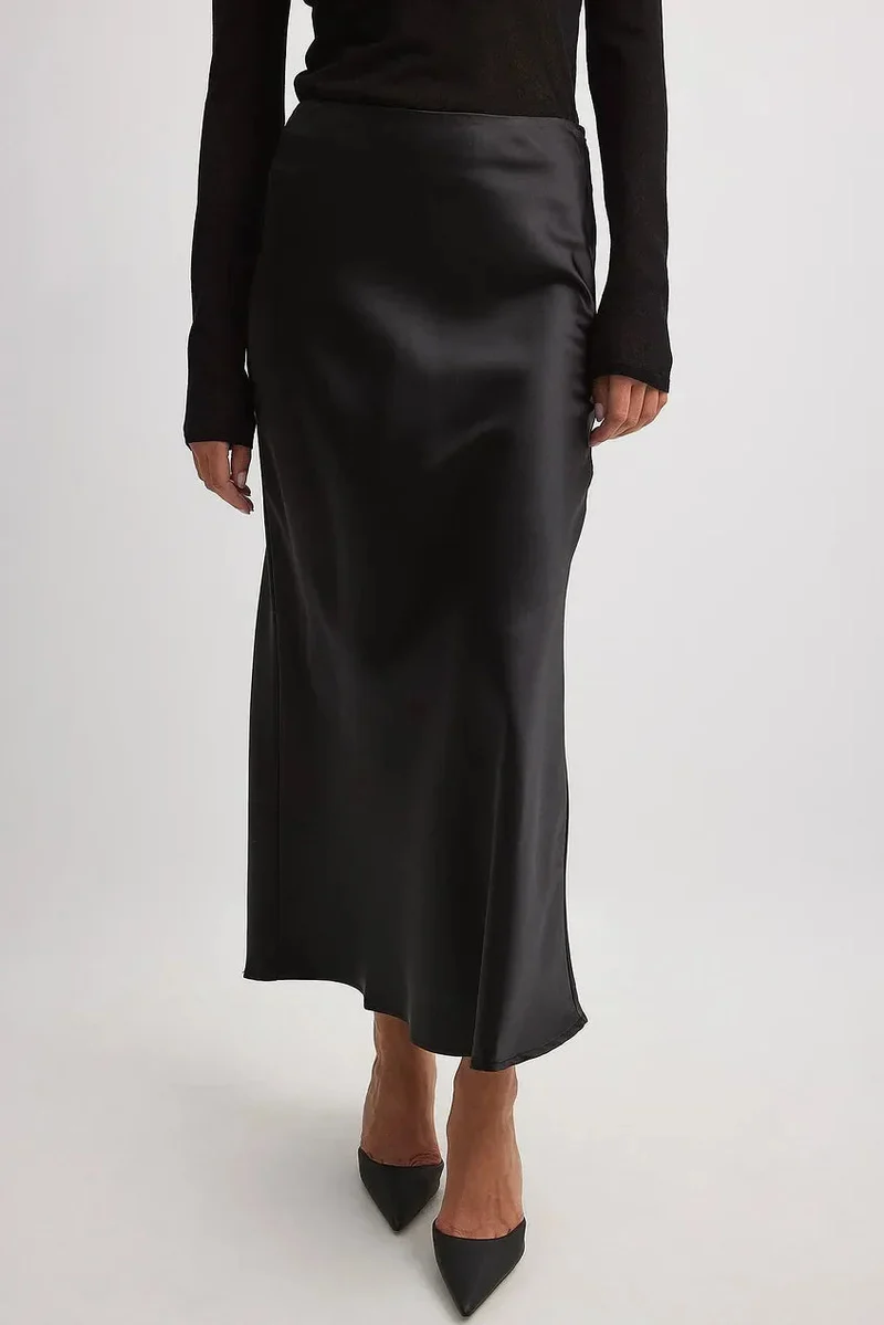 Elegant Maxikjol för Kvinnor med Flytande Drapering | Perfekt för Formella Evenemang