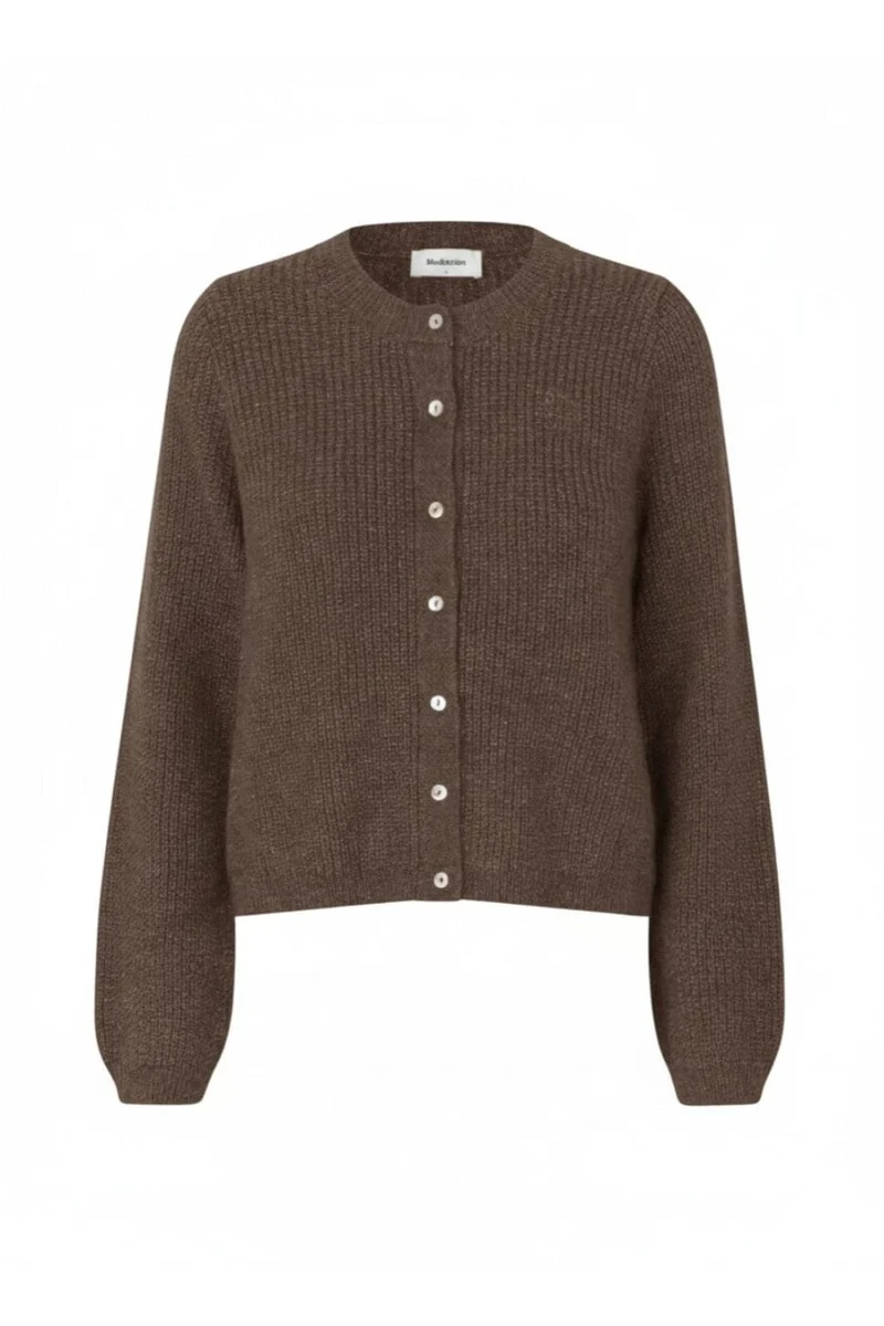 Modström - Crismd Cardigan 59378 - 5584 - Chocolate Chip