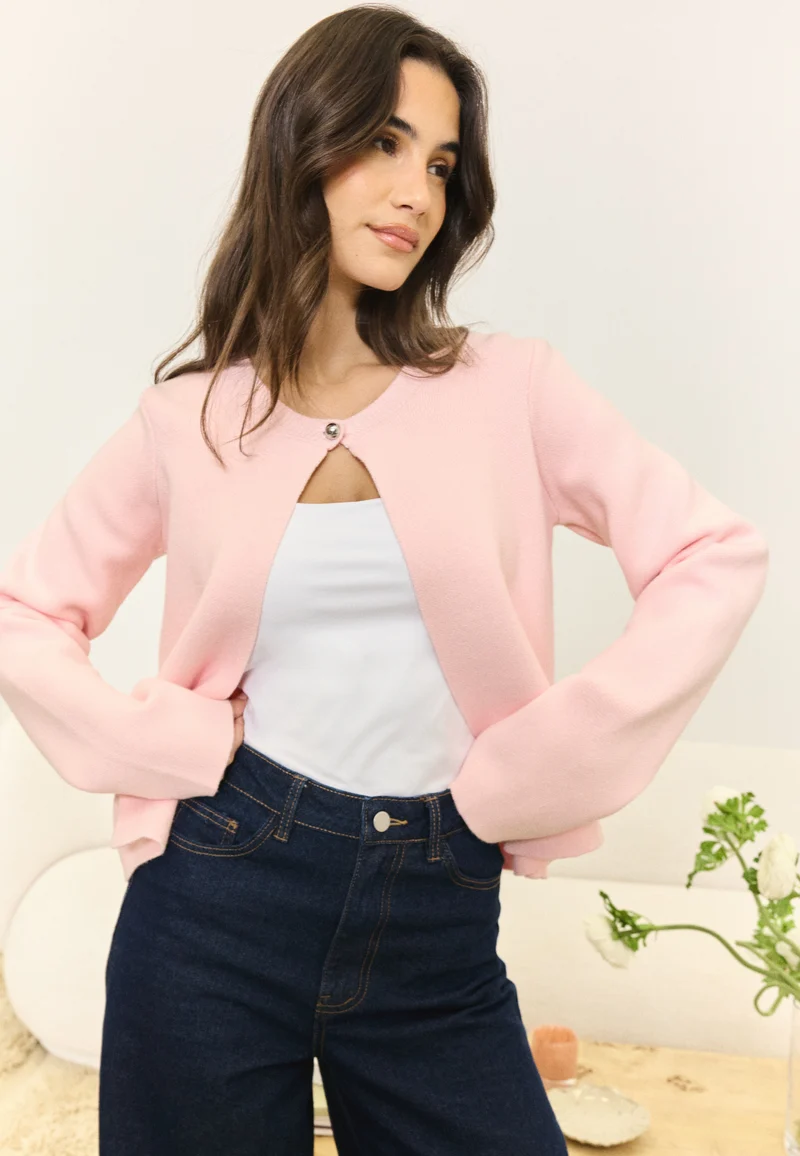 One Button Cardigan