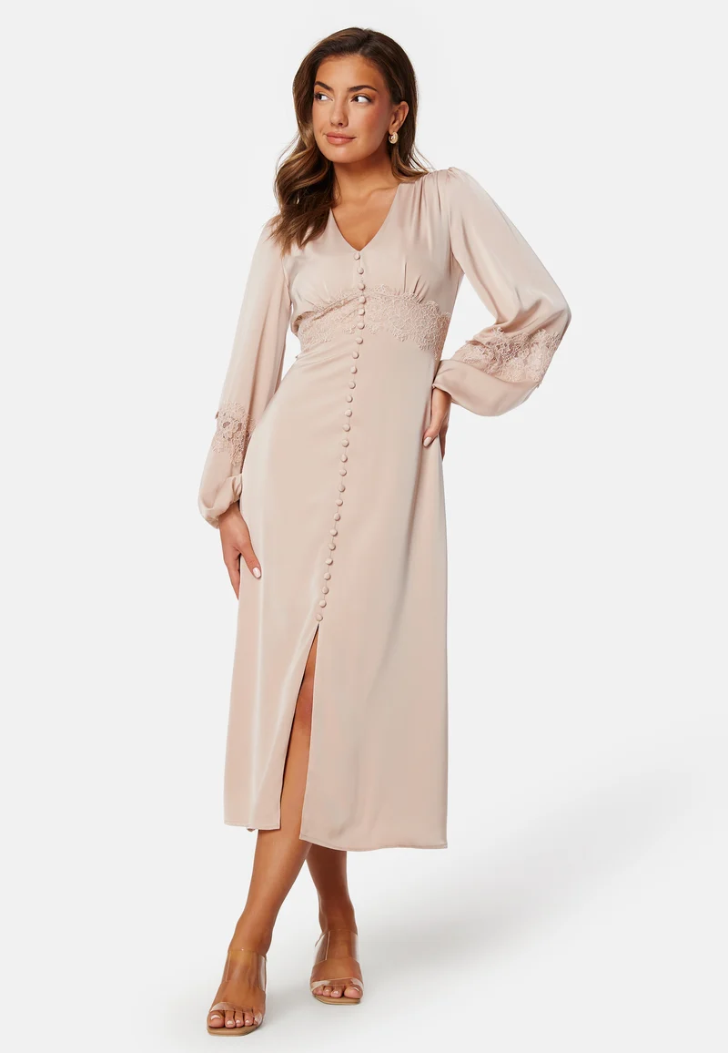 Satin Midi Dress
