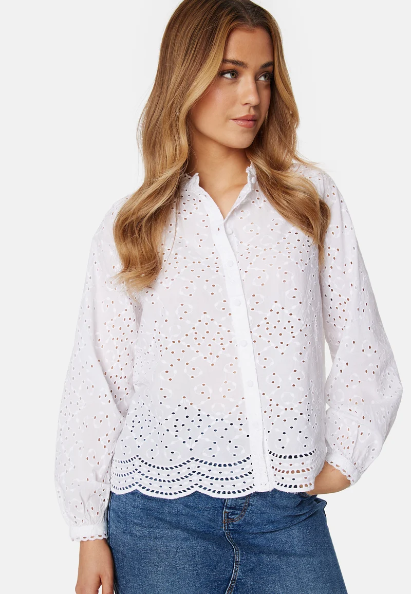 Slftatiana L/S Embr Shirt