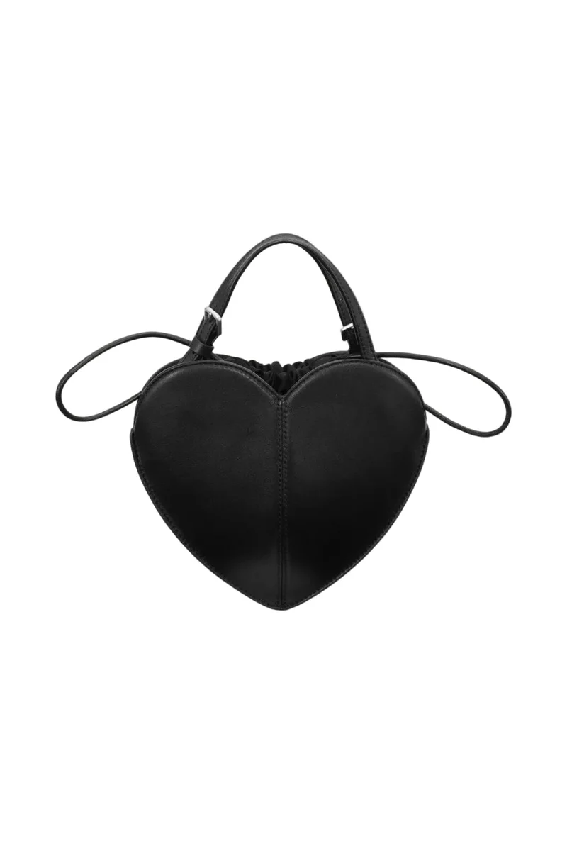 Rotate - Leather Heart Bag 116999100 - 100 Black