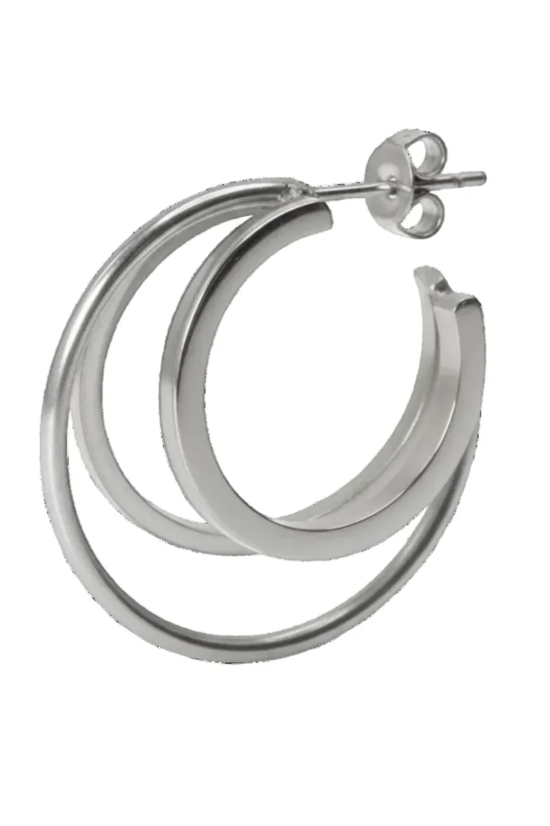 Jane Kønig - Triple Olympia Hoop - Silver