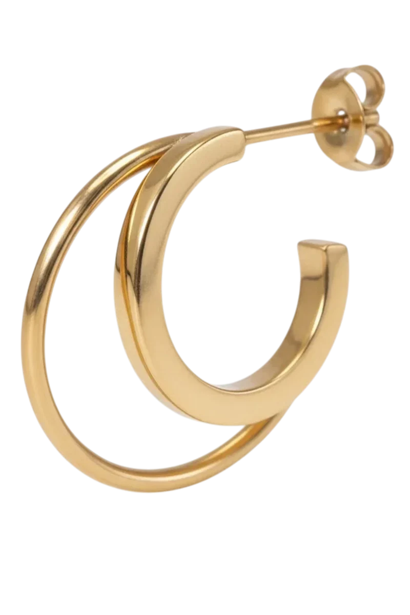 Jane Kønig - Double Olympia Hoop - Golden