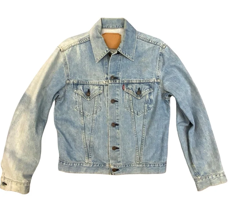 VTG 1993 JAPANESE LEVIS BIG E TYPE 3 TRUCKER DENIM JACKET DARK BLUE M