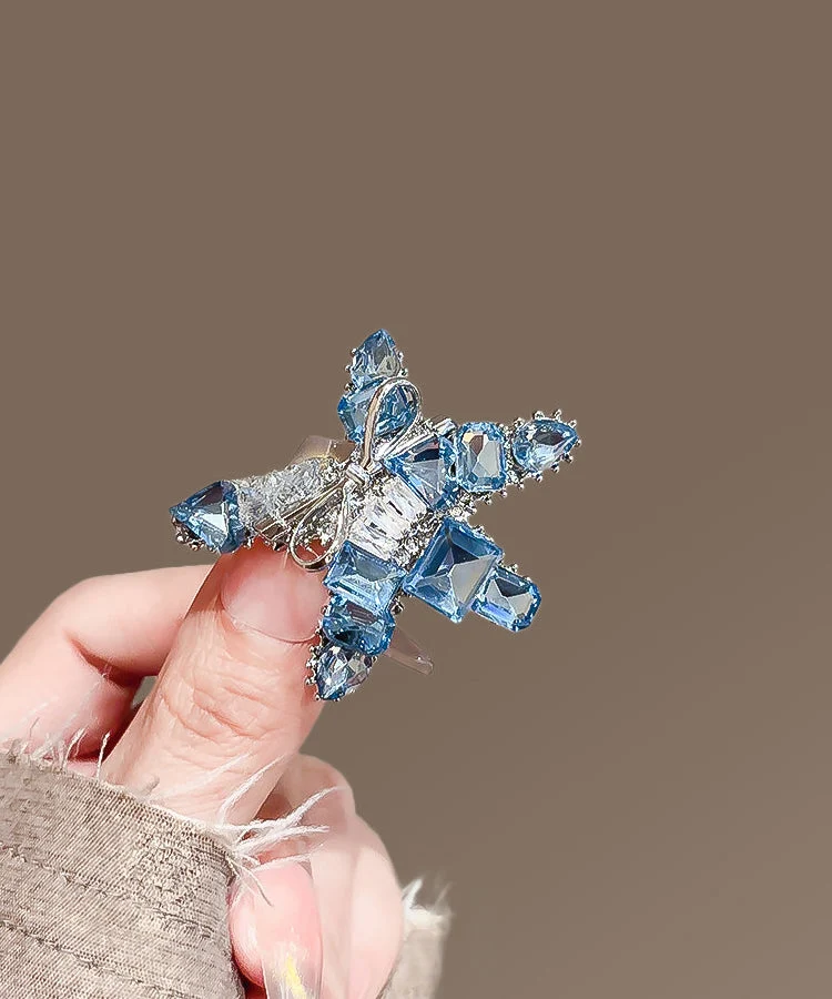 Hårnål med Sjöstjärna Blå Design