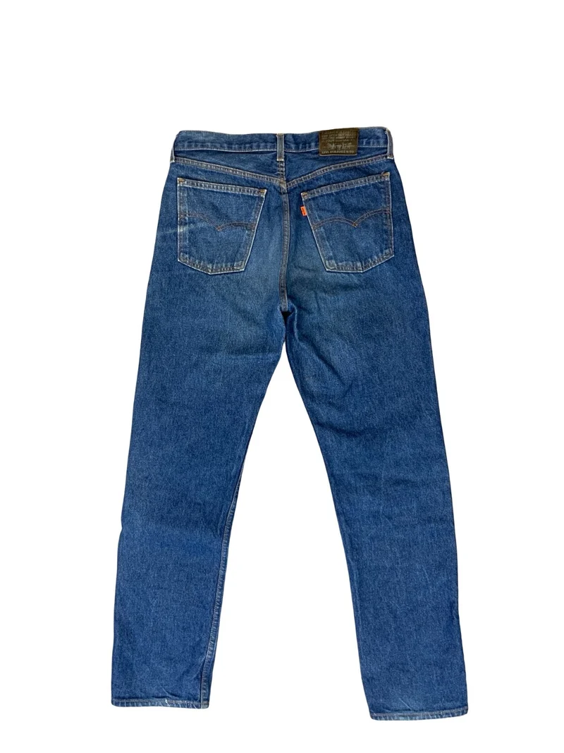 VTG EARLY 80s LEVIS 615 MENS ORANGE TAB HEAVYWEIGHT DENIM JEANS 34” W 34” L