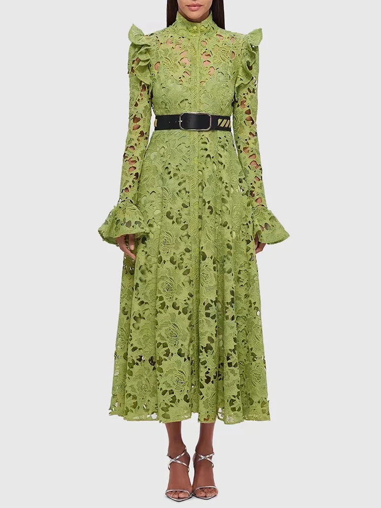 Heidi Patchwork Lace Dress