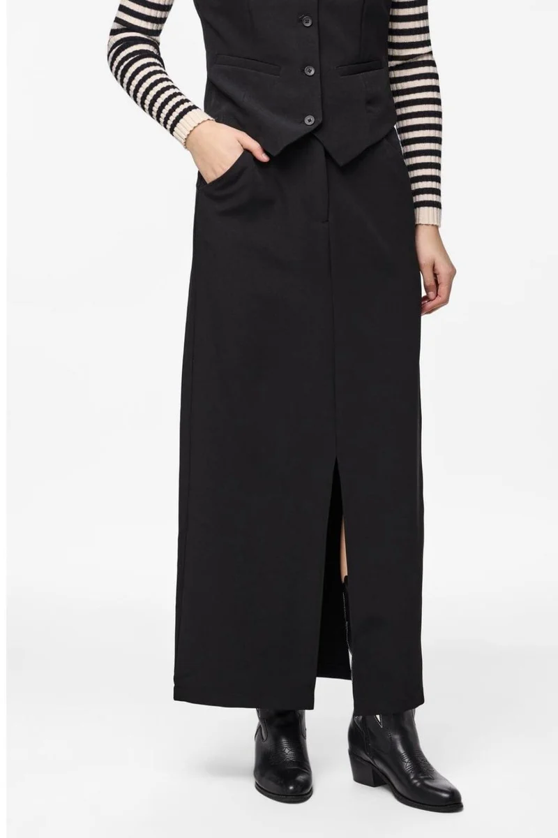 Pieces - Pcbozzy Ankle Skirt - 4563742 Black
