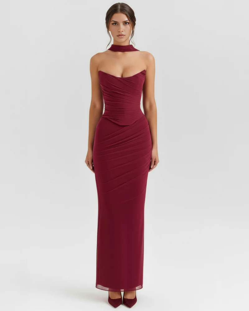 Ella | Modern Elegant Three-Piece Maxi Set