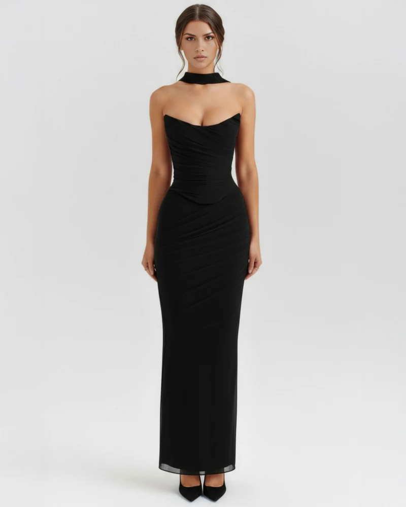 Mia | Elegant Tre-delad Maxi Set