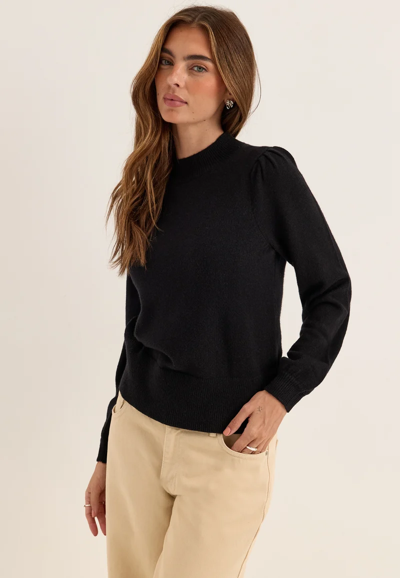 Viril Turtle-nk Balloon L/S TOP