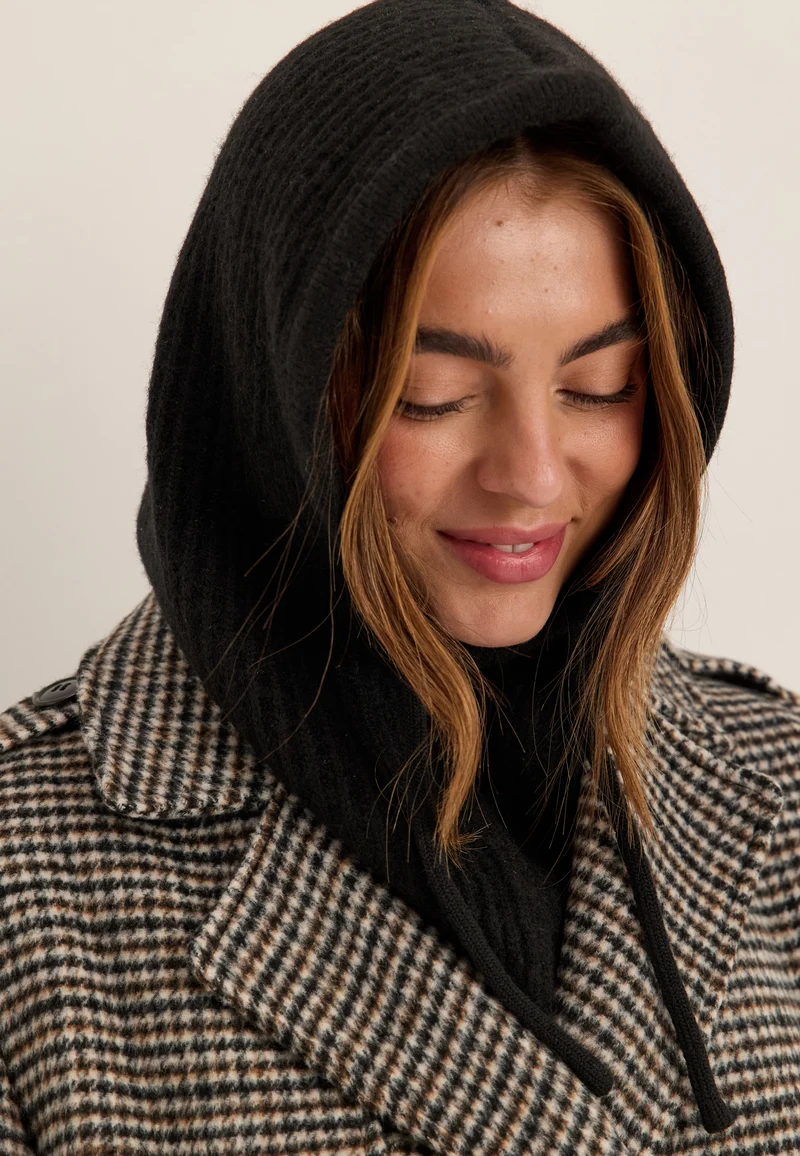 Wool Blend Knitted Balaclava