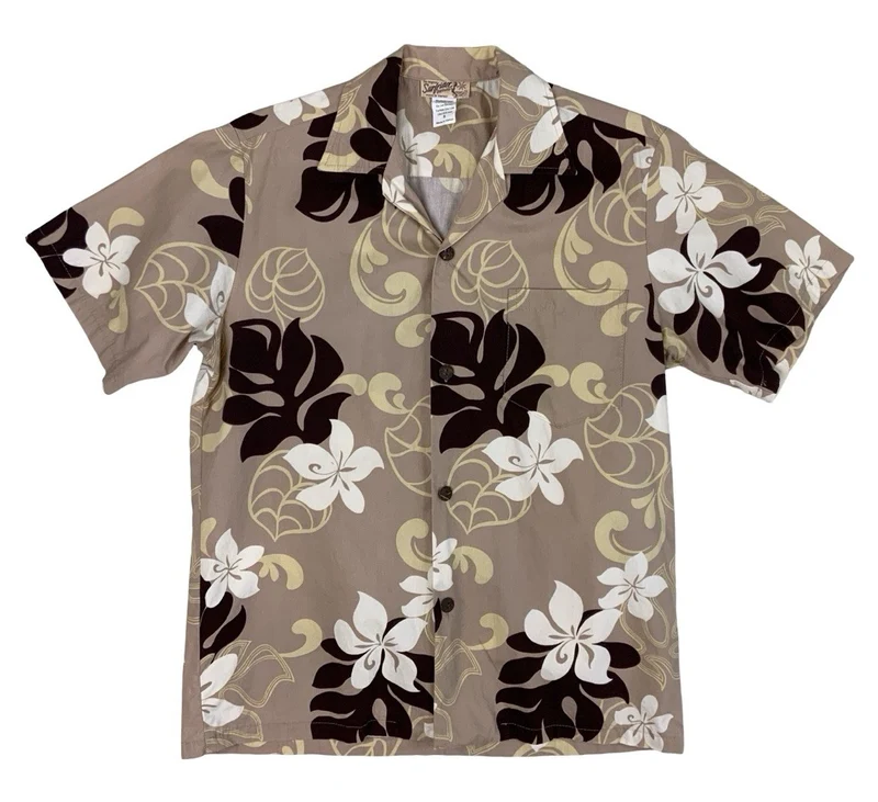 VTG SURFRIDER HAWAIIAN MADE ALOHA SHIRT TIKI ROCKABILLY SURF SMALL