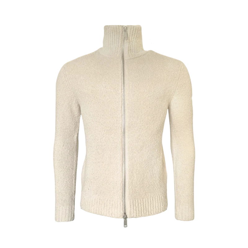 Marcello Zip Knit - Beige