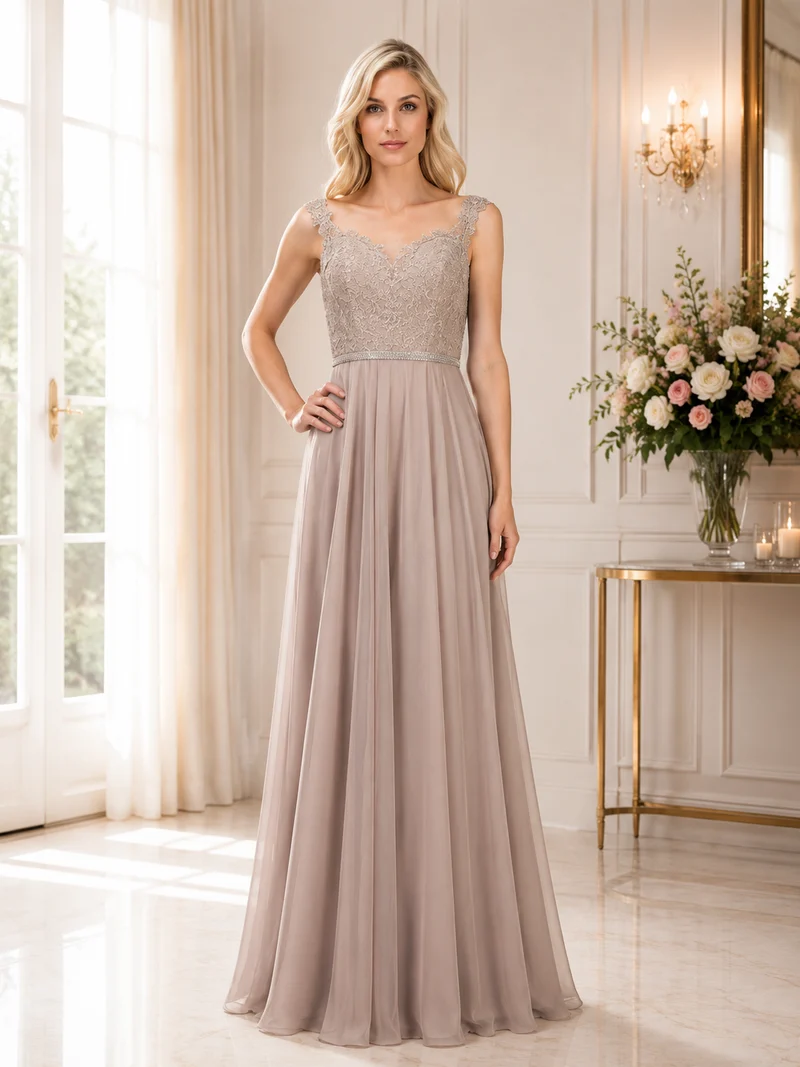 Aftonklänning / Balklänning PartyLine 94008 rose