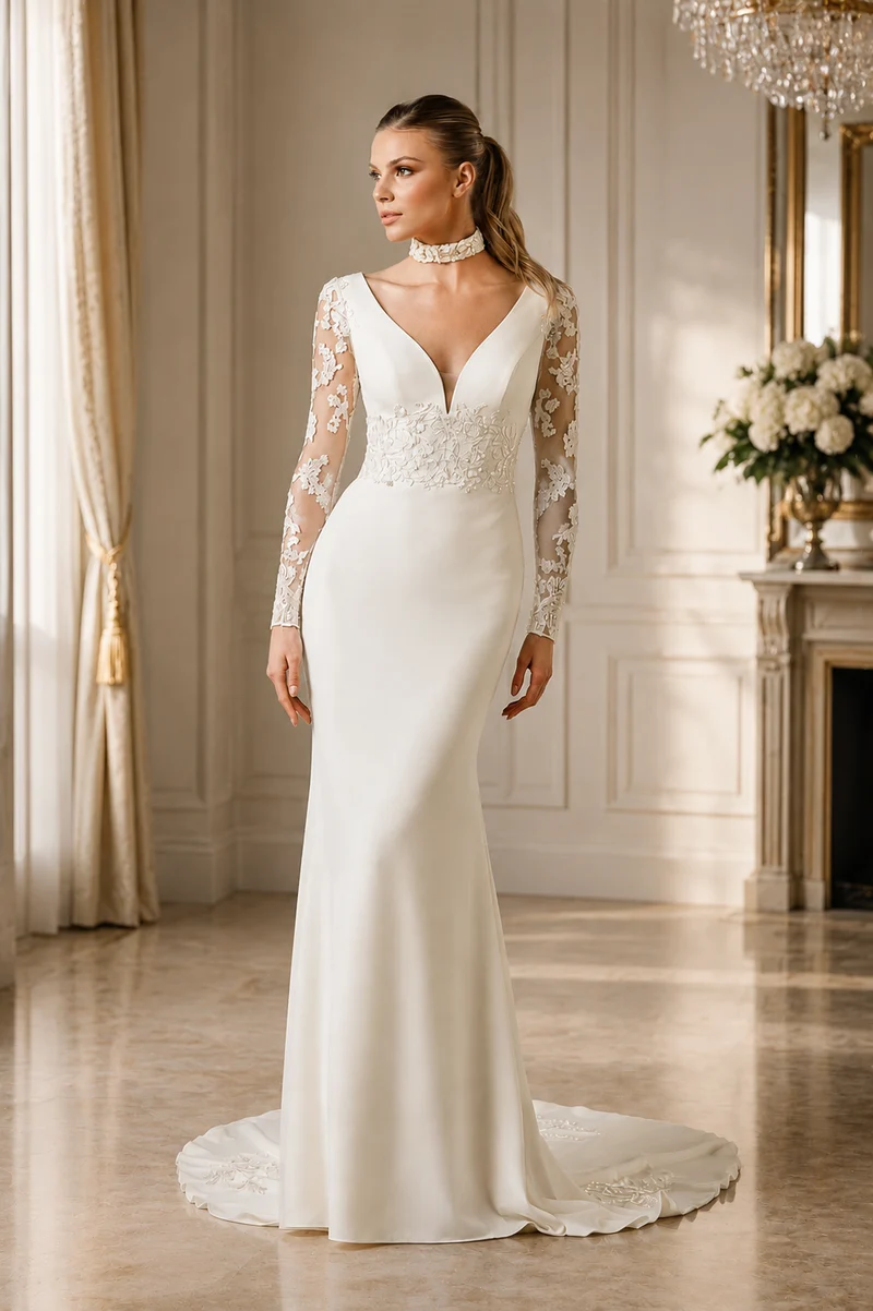 REA Brudklänning Sincerity 44409 ivory