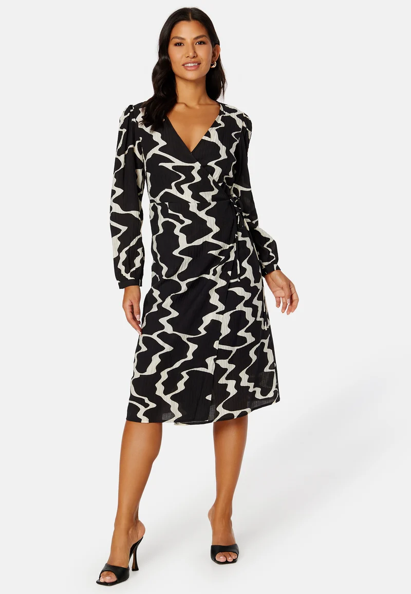 Vanja L/S Wrap Dress