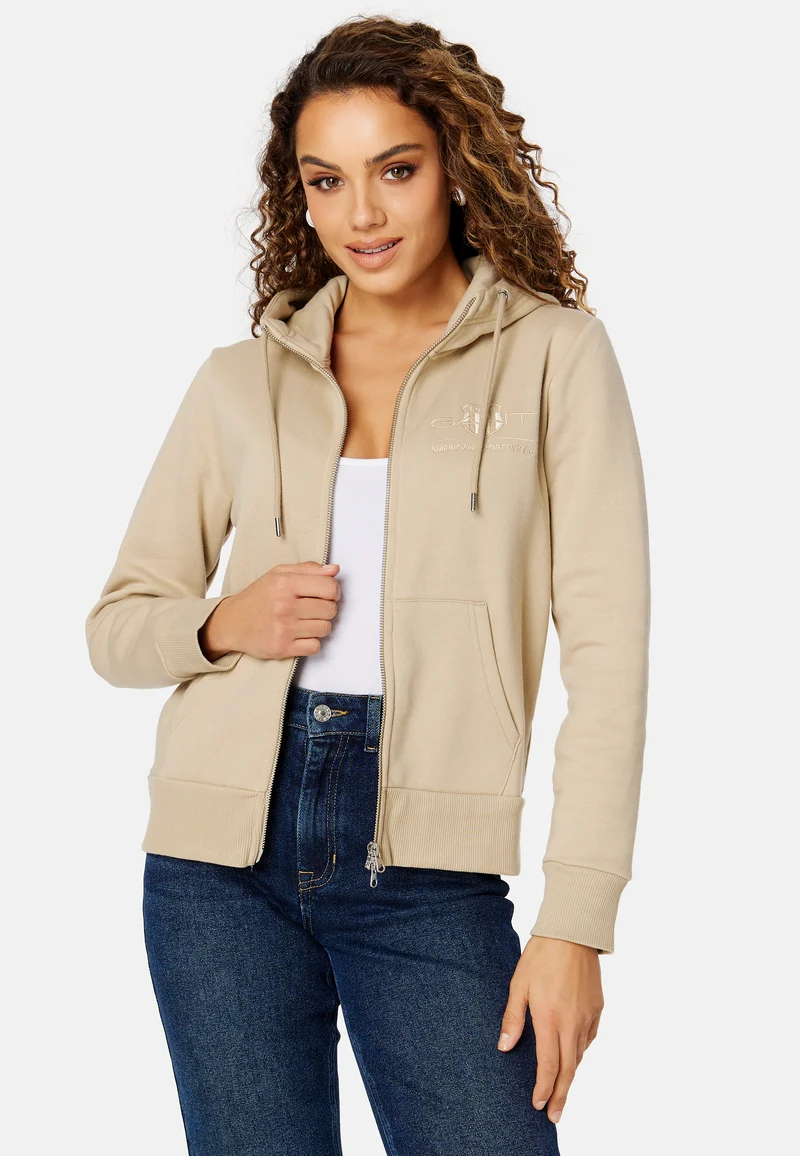 Tonal Sheild Full Zip Hoodie