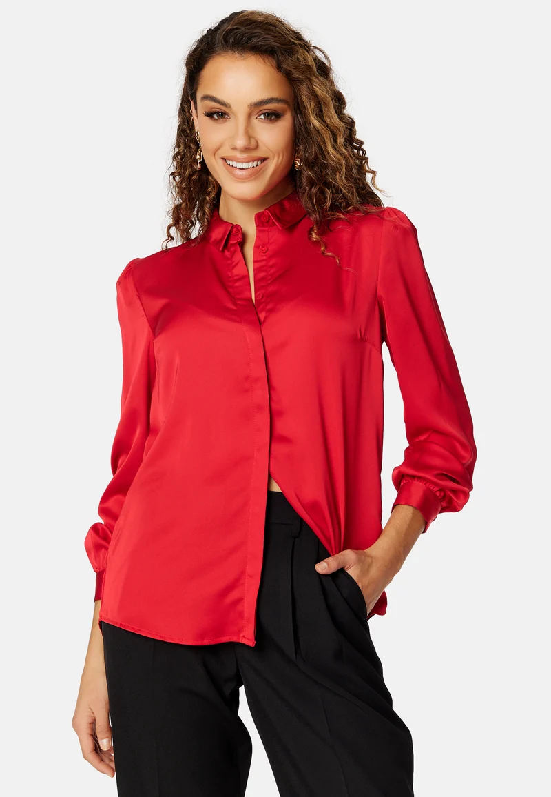 Ellette Satin L/S Shirt