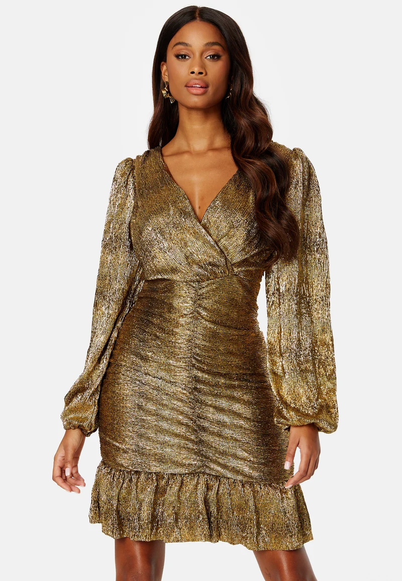 Racoon L/S V-Neck Regular Dress