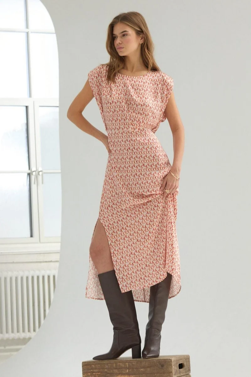 Co´Couture - Carminecc Padded Dress 46086 - 66 - Flame