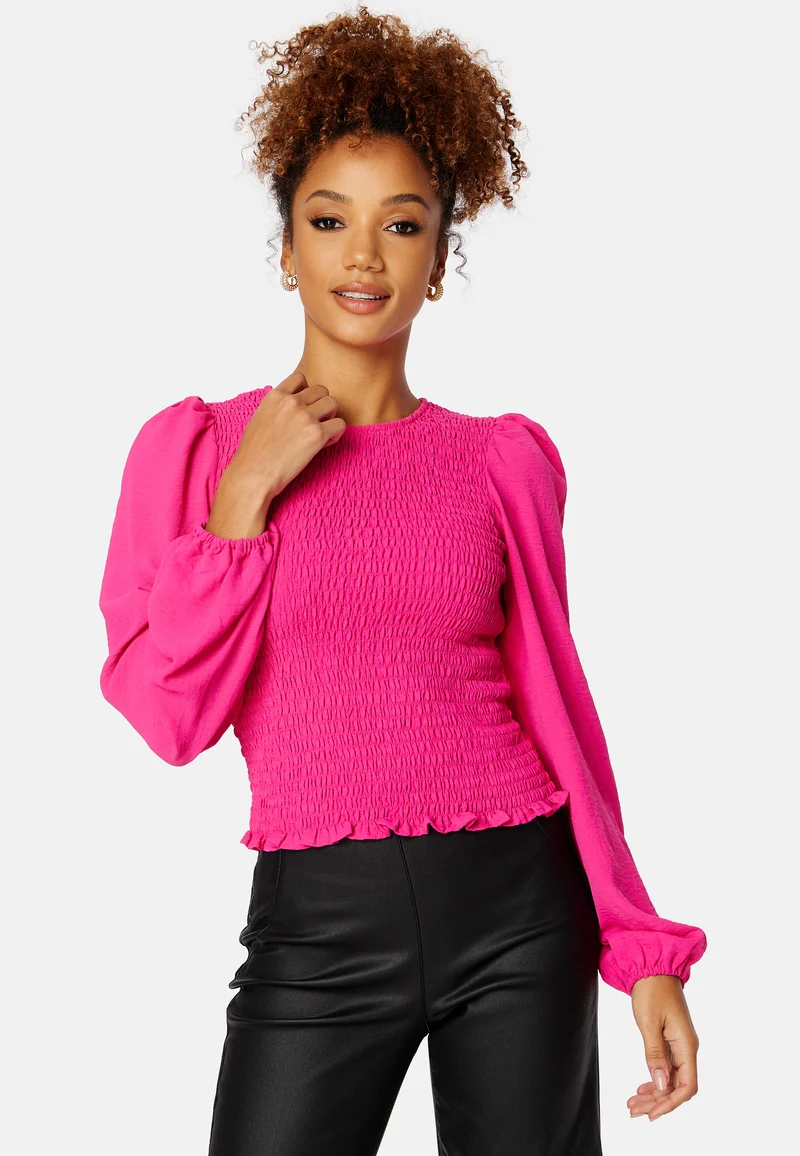 Mette LS Smock Top