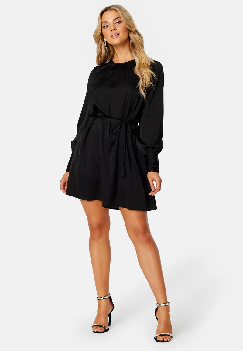 Catalina Structured Satin Dress