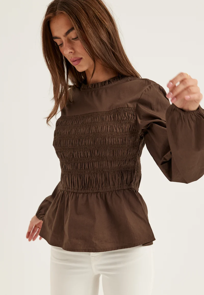 Smock Cotton Blouse