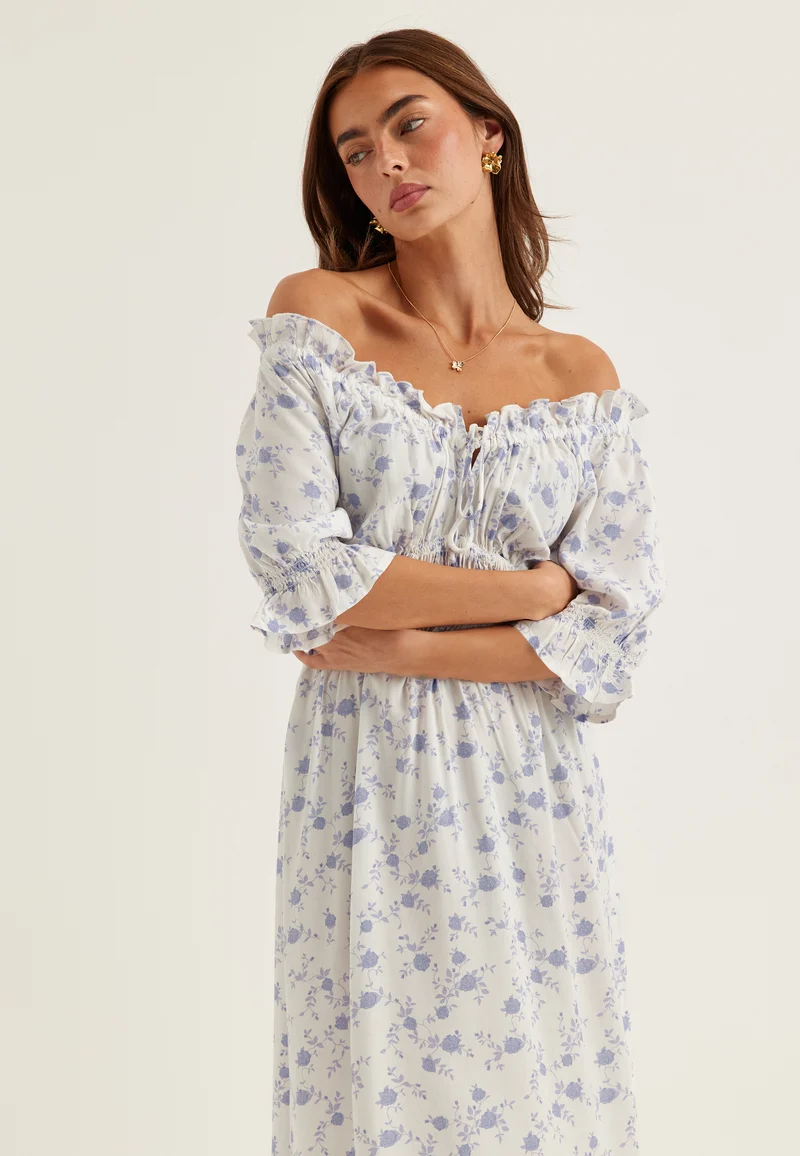 Smock Maxi Dress
