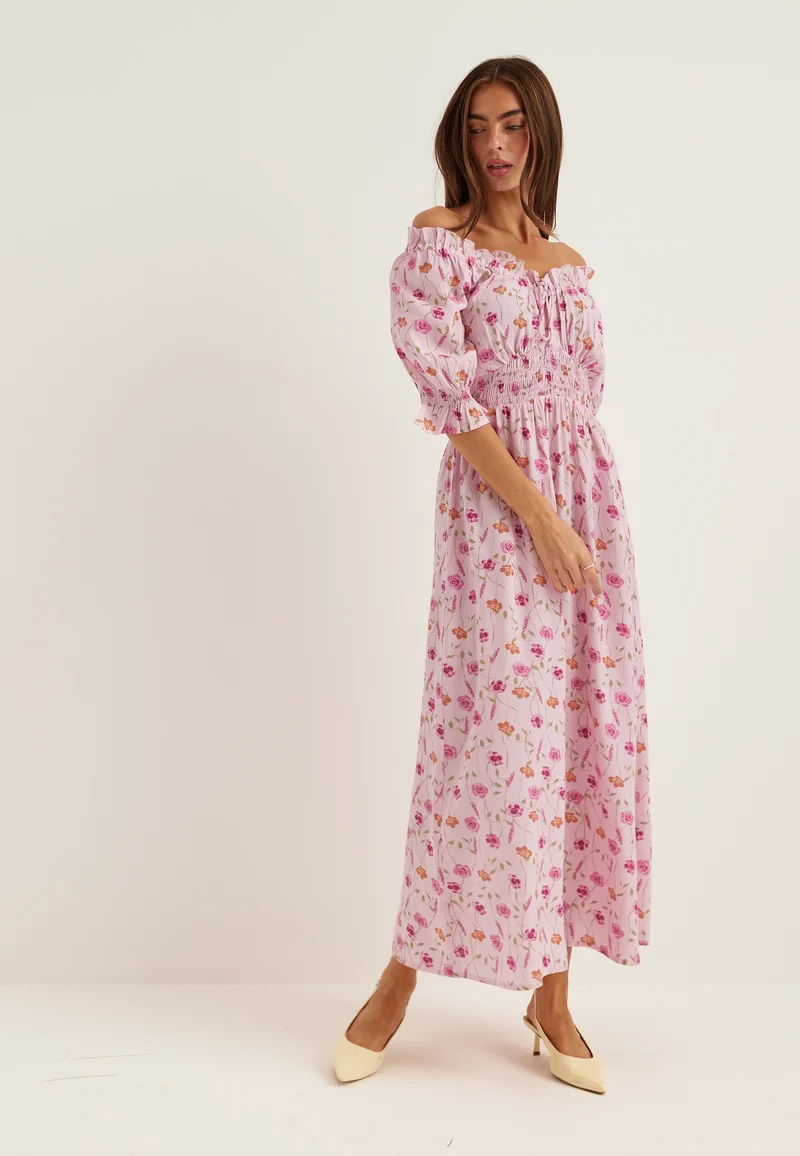 Smock Maxi Dress