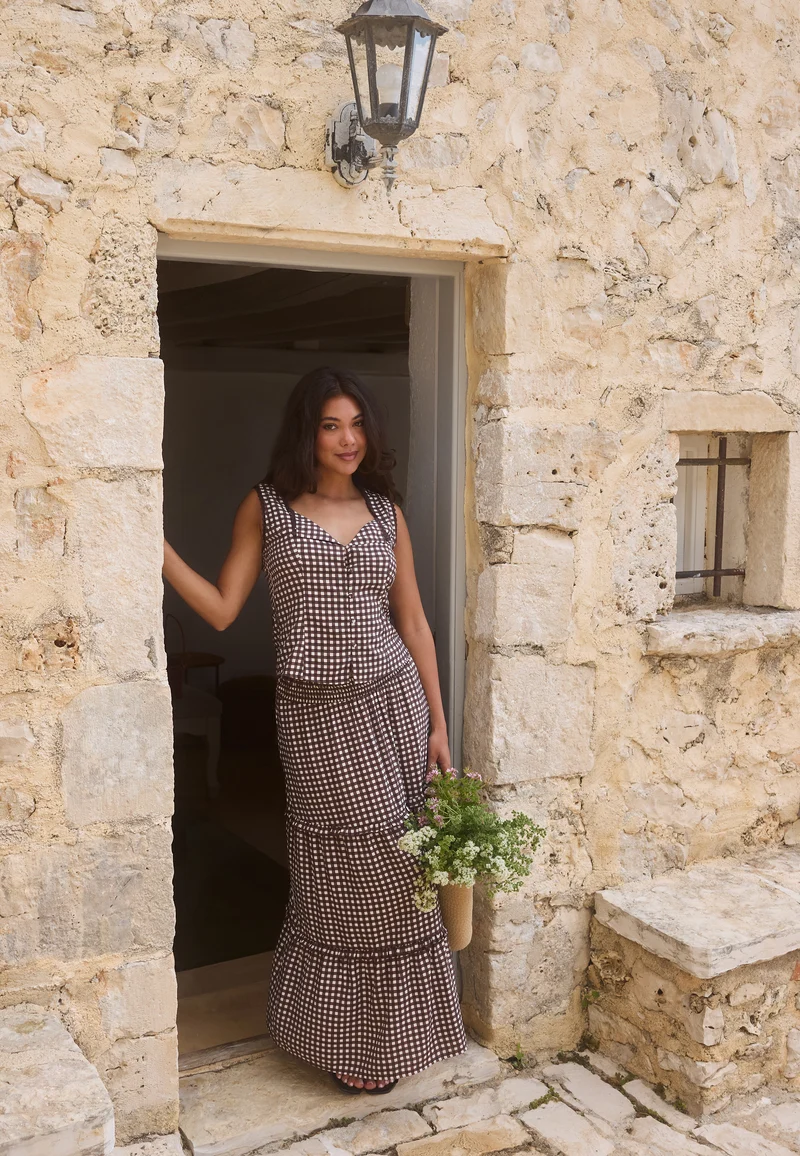Frill Maxi Skirt