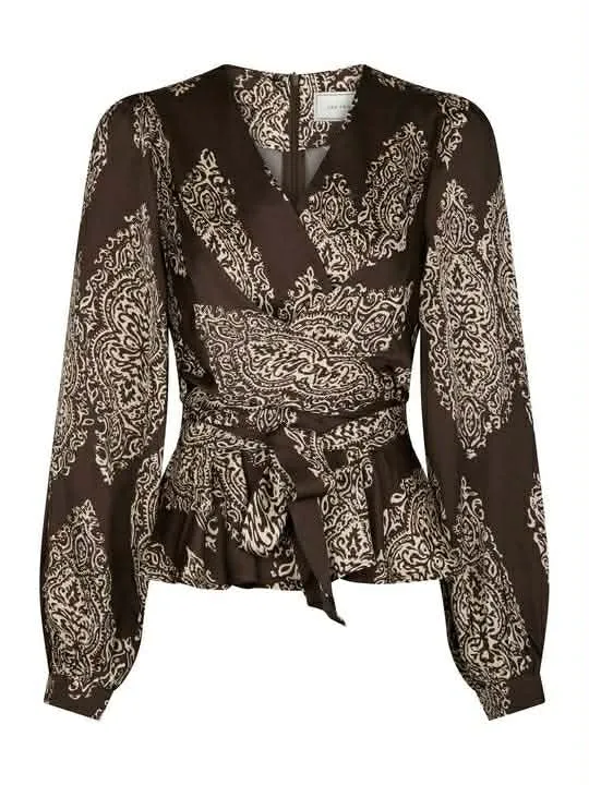 Rista Paisley Drop Blouse