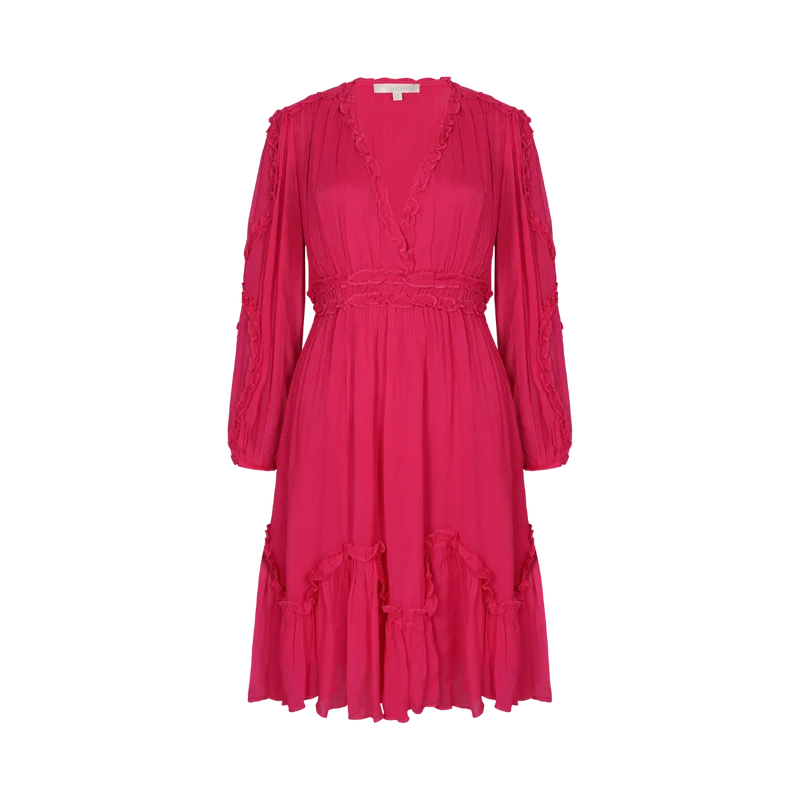 Valentina Mini Dress - Raspberry