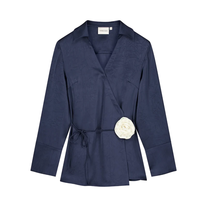 Emma Blouse - Maritime Blue