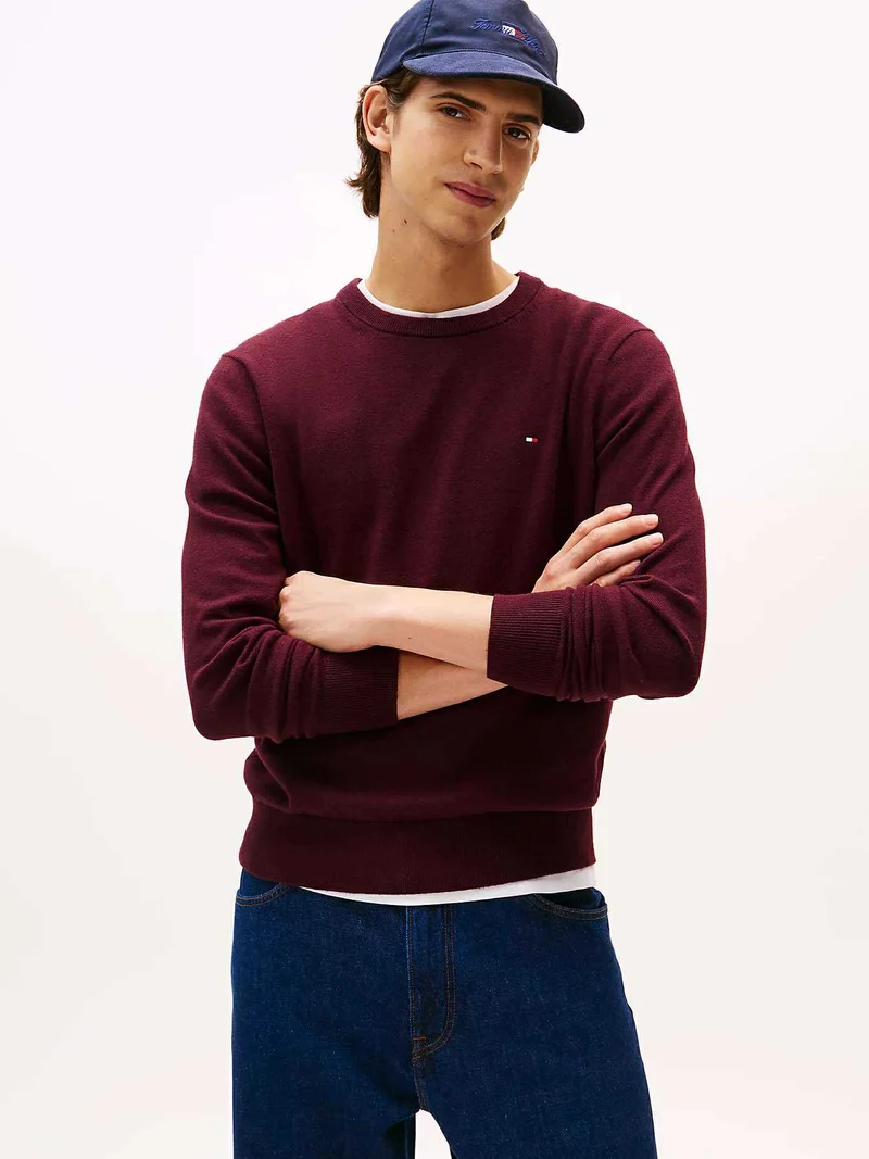 Pima Org CTN Cashmere Crew Neck