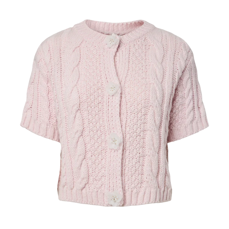 YASPalila Knit Cardigan - Pale Lilac