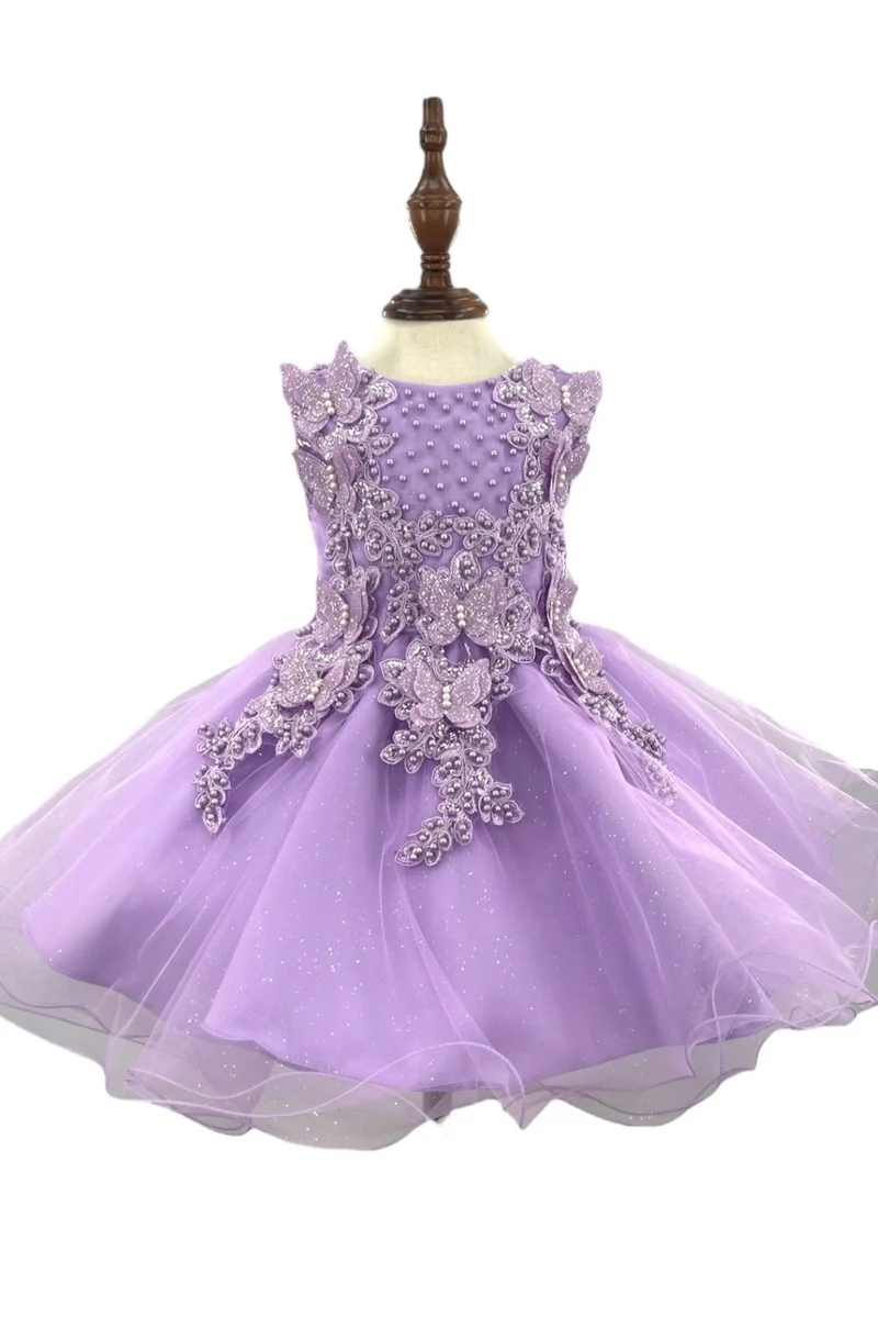 Supersöt fjärilstyll babyklänning från Cinderella Couture USA AS9156B