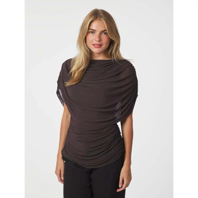 Cottuna Drapy Mesh Top
