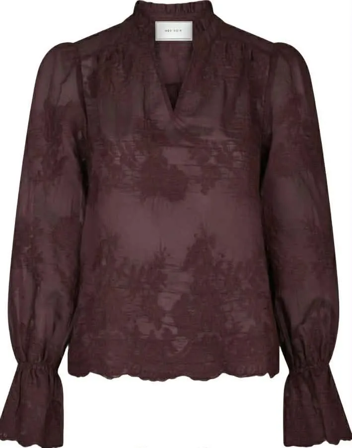 Amara Big Embroidery Blouse