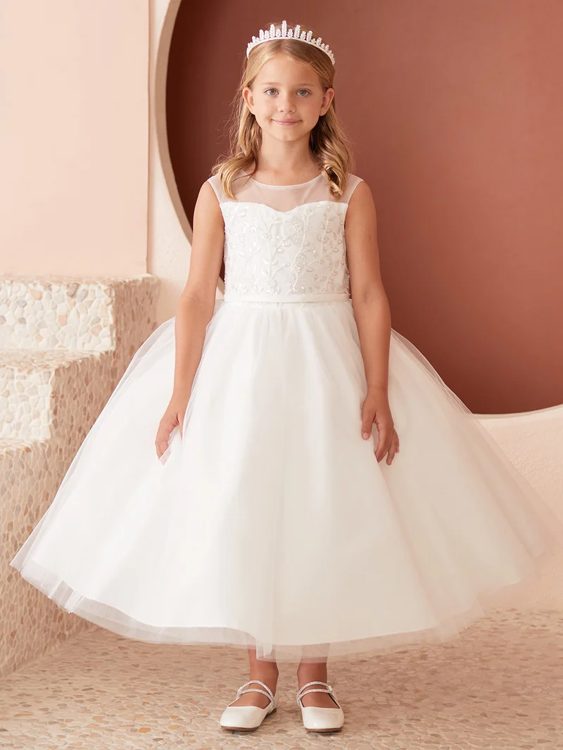 Sequin Sweetheart Neckline Flowers Girl Dress från TIPTOP KIDS - AS5855