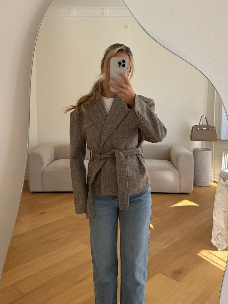 Selma jakke brun