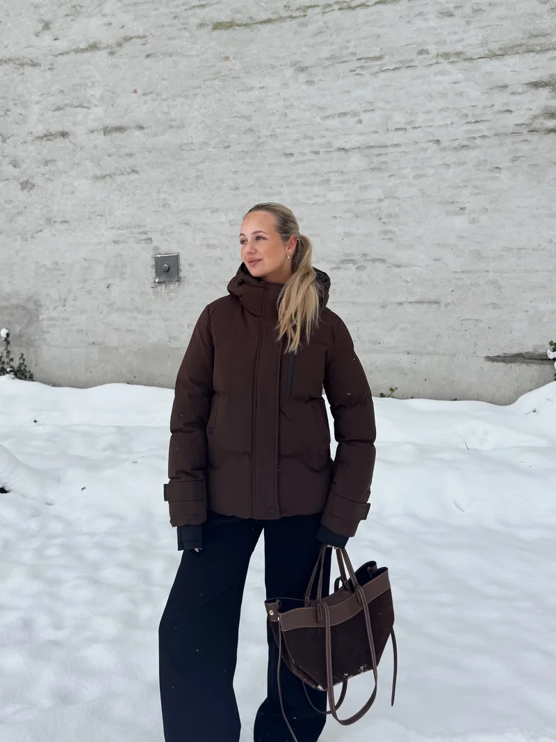 Caya jakke mørkebrun