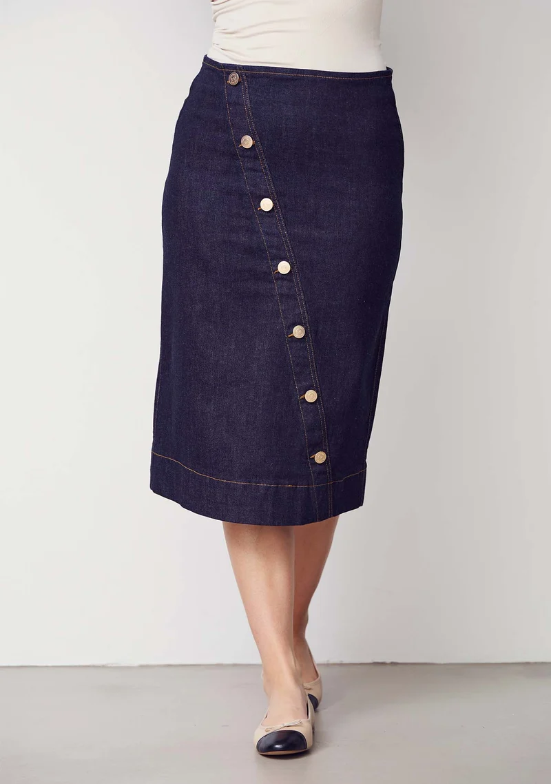 Como New Skirt - Unwashed Denim