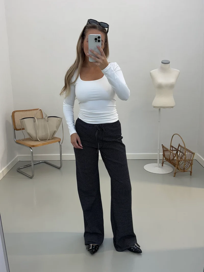 Emma bukser sort tall