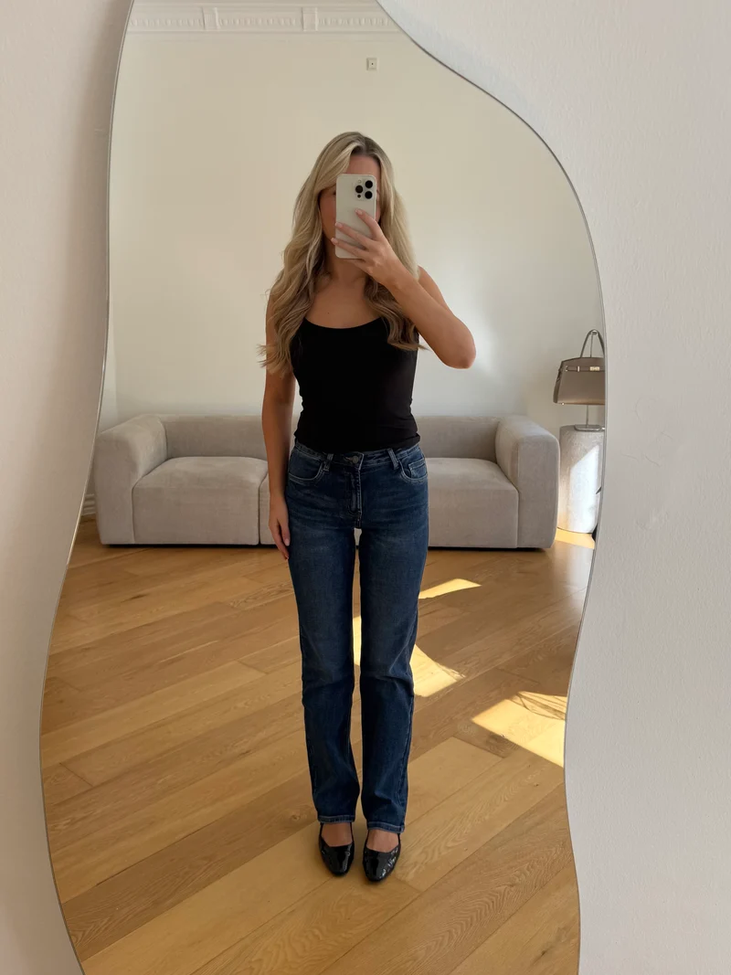 Lily jeans mørkeblå