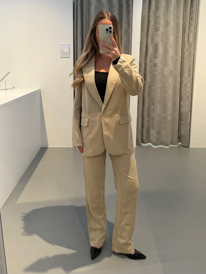 Martine bukser beige tall